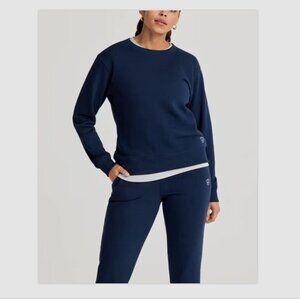 Allbirds R&R Crewneck Sweatshirt Size S Navy Organic Pima Cotton Eco-Friendly